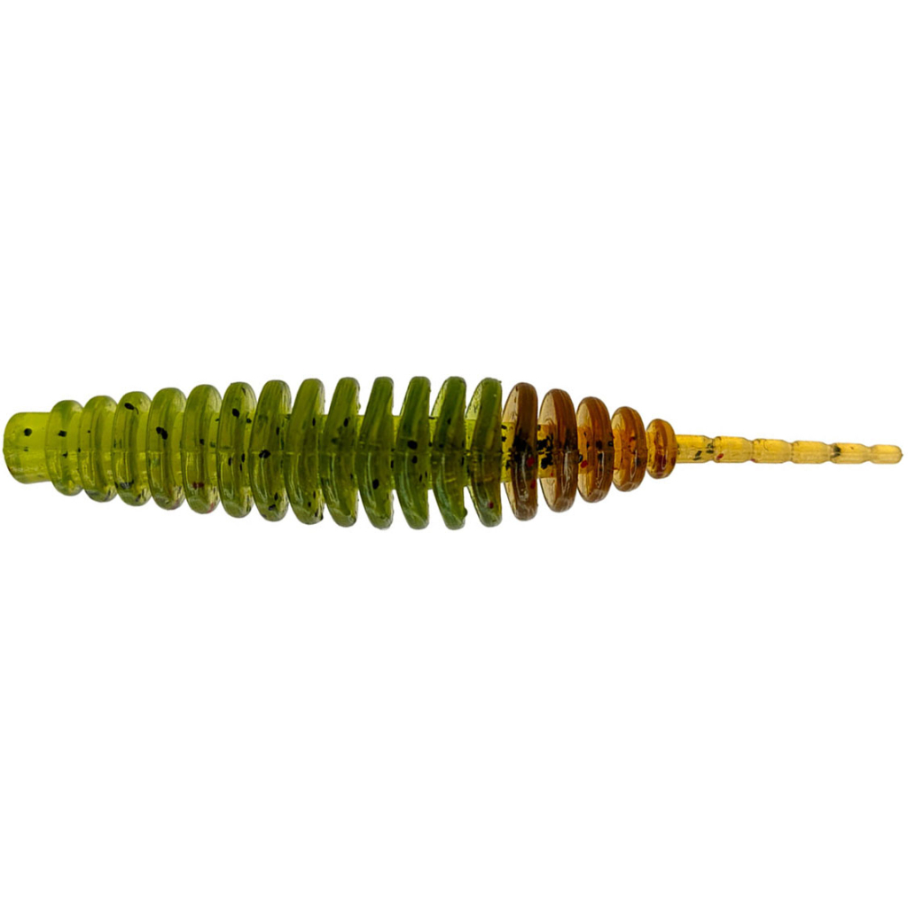 Силікон рибальський FishUP Tanta 2" 241 - Watermelon/Green Pumpkin (9шт/уп) (1864.01.11) - зображення 1