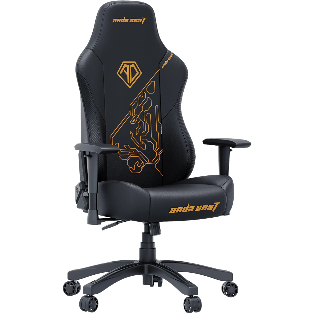 Крісло ігрове Anda Seat Phantom Tiger Edition Size L Black (AD18Y-14-B-PV/C) - зображення 6