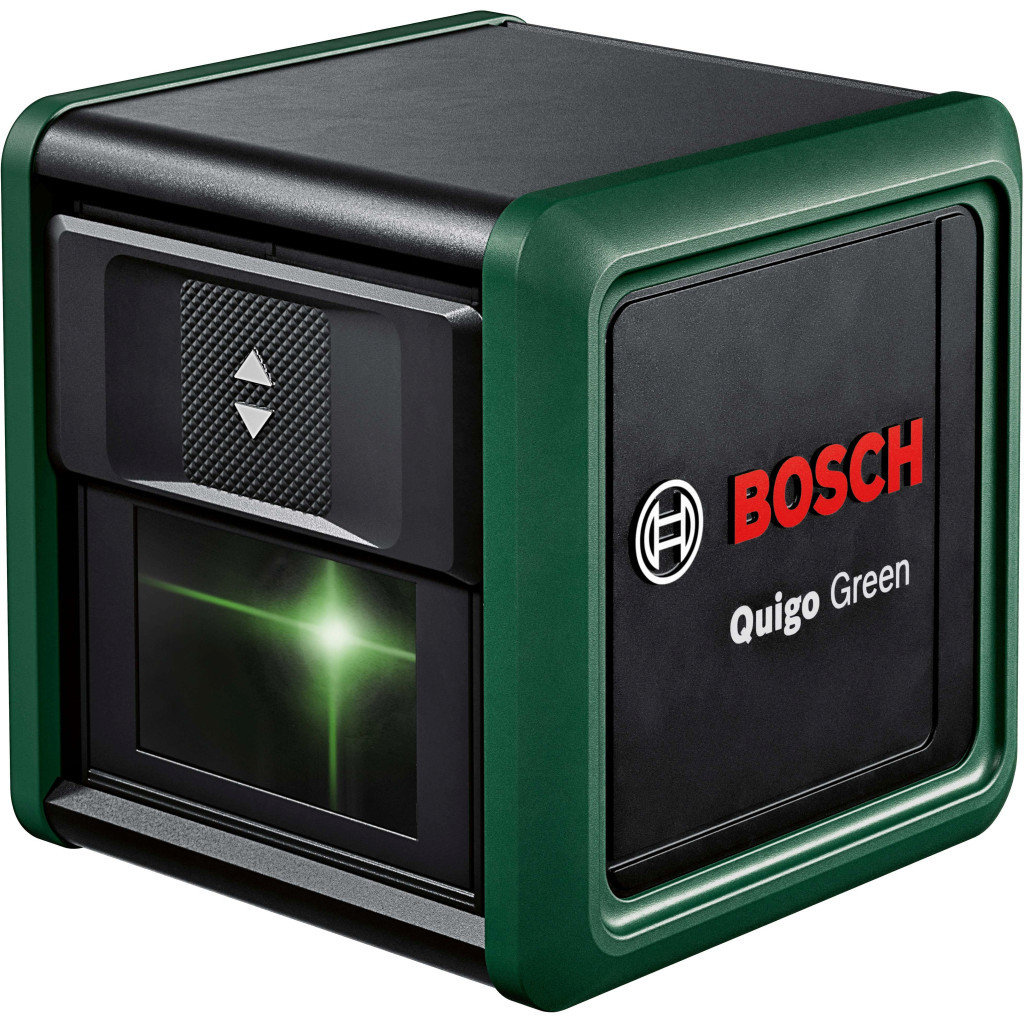 Лазерний нівелір Bosch Quigo Green, до 12м, 0.6мм/м, 1.098кг (0.603.663.C04) - зображення 1