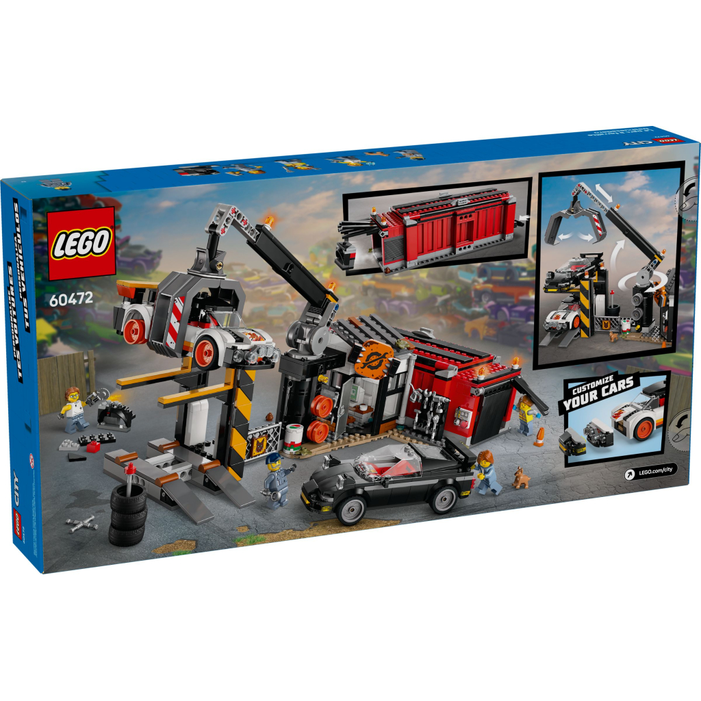 Конструктор LEGO City Звалище з автомобілями (60472) - зображення 7