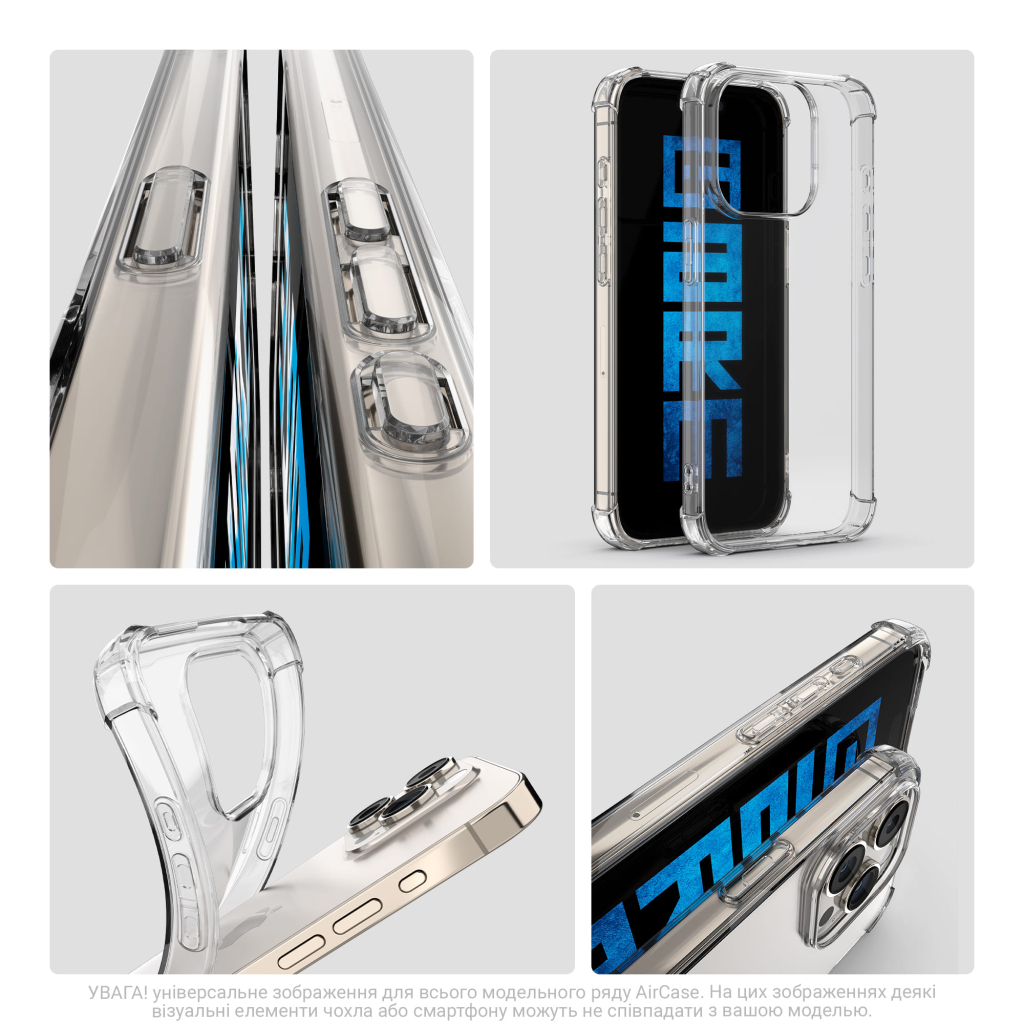 Чохол до мобільного телефона Armorstandart Air Force Realme C63 4G / C61 4G / Note 60 4G / Note 60x 4G Clear (ARM81185) - зображення 4