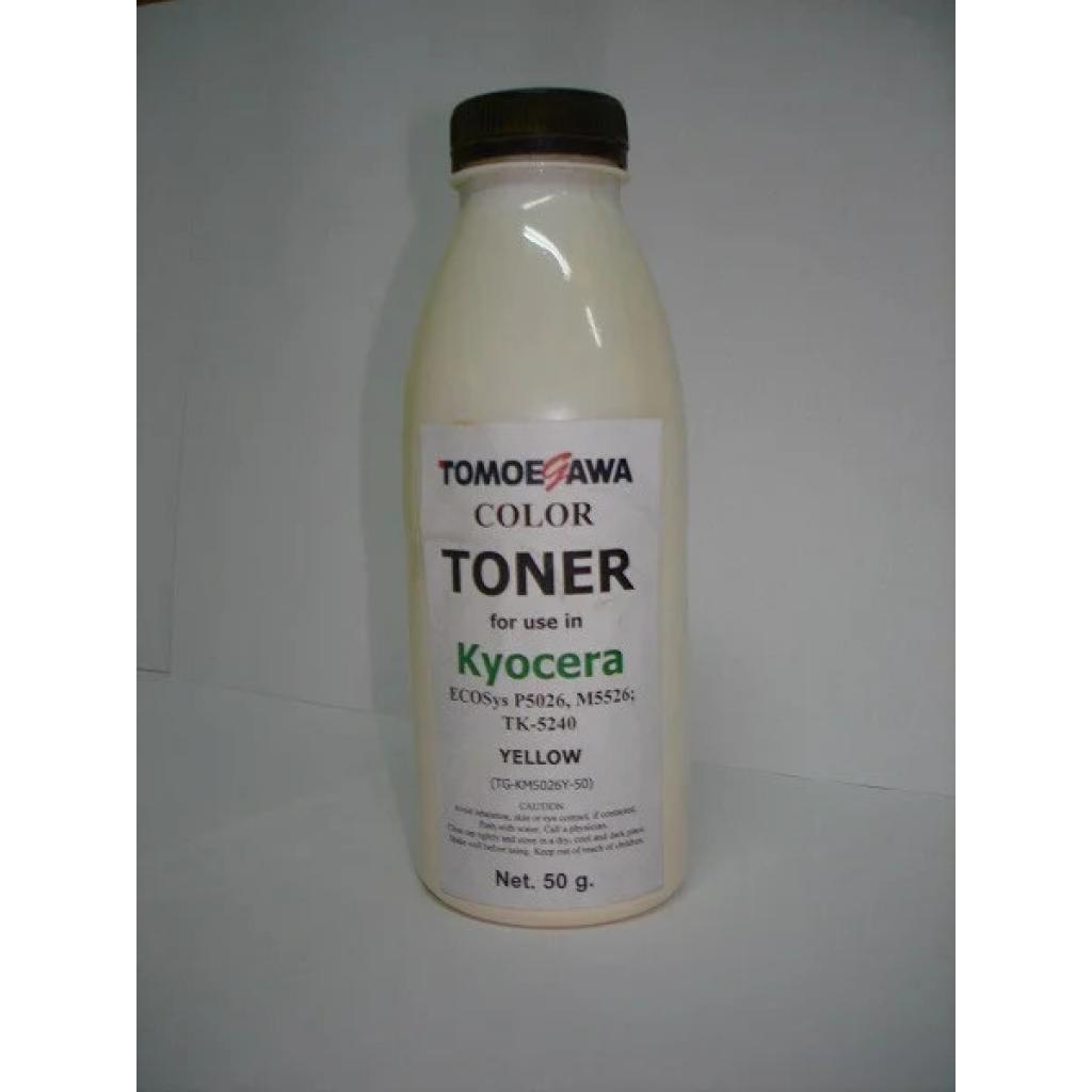 Тонер KYOCERA TK-5240 (50г) Yellow Tomoegawa (TG-KM5026Y-50) - зображення 1