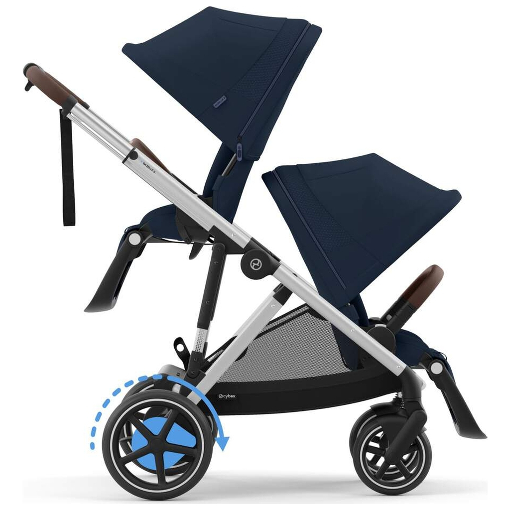 Коляска Cybex eGazelle S SLV Ocean Blue (524000529) - зображення 6