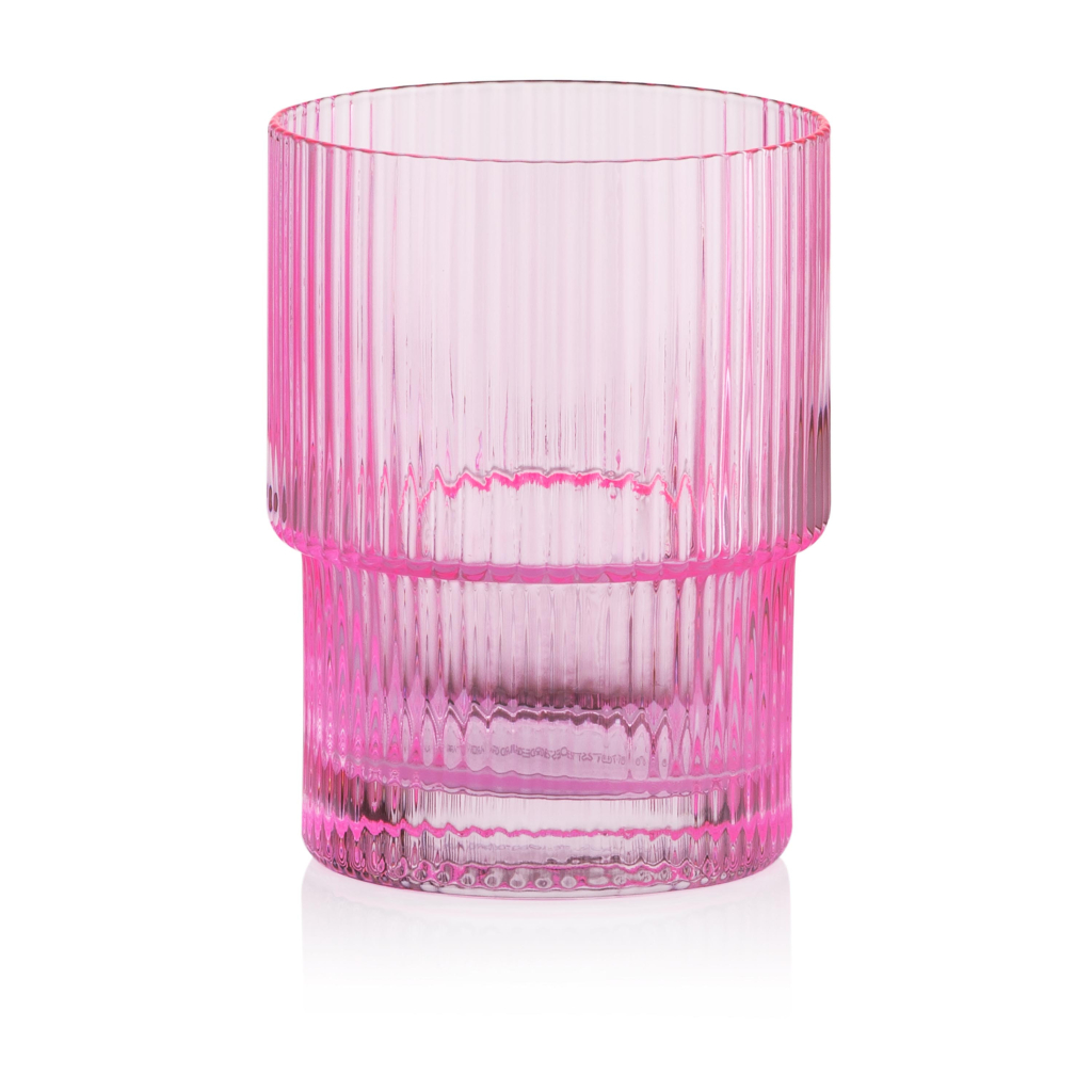 Набір склянок Ardesto 200мл, 2шт, скло, рожевий (AR2620SPN) - зображення 1