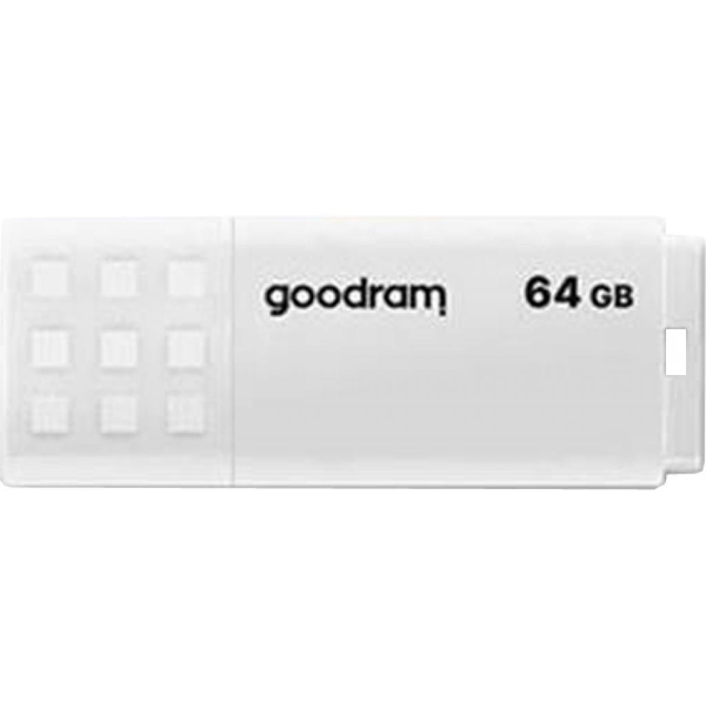 USB флеш накопичувач Goodram 64GB UME2 White USB 2.0 (UME2-0640W0R11) - зображення 1