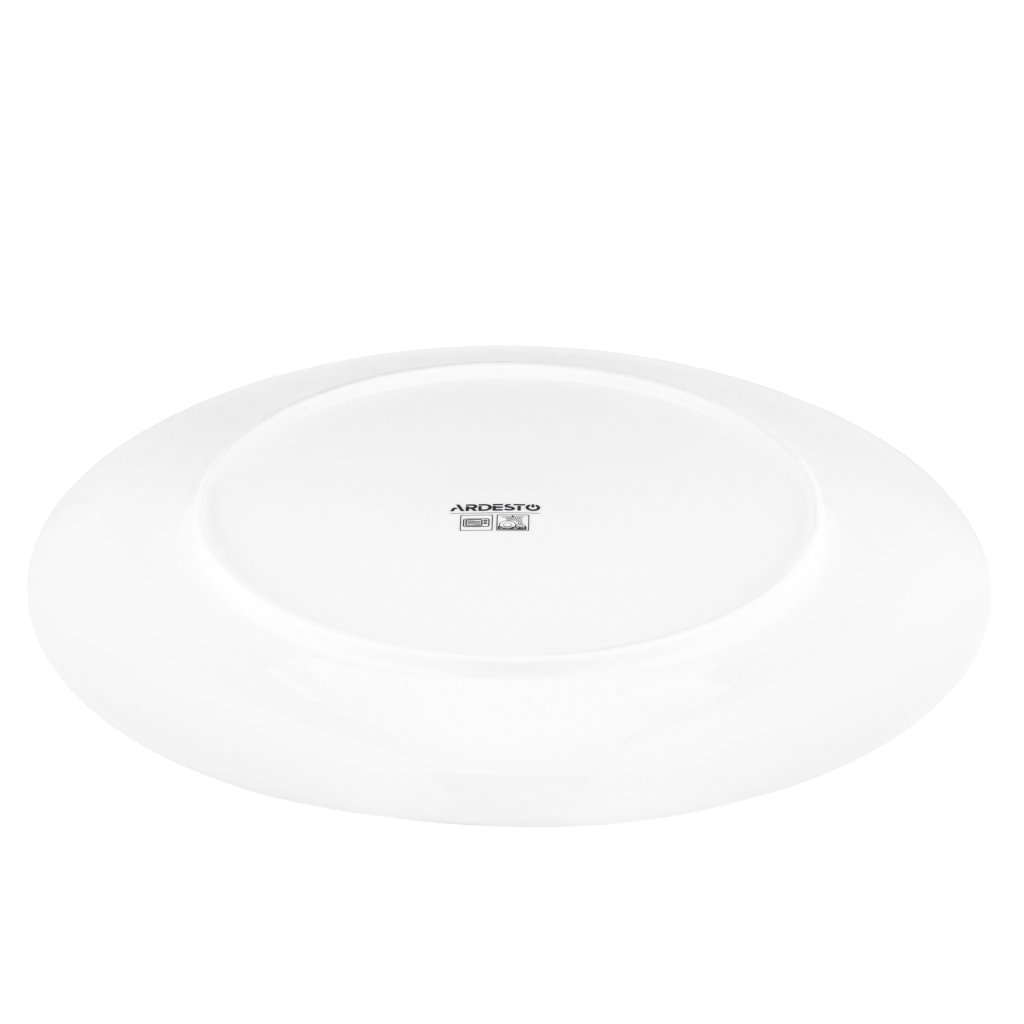 Тарілка Ardesto Capri, 19.2см, порцеляна, біло-блакитний (AR0419CWB) - зображення 4