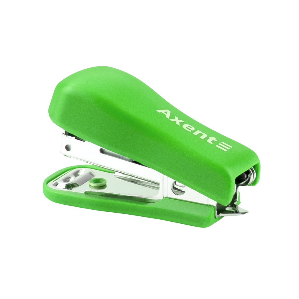 Степлер Axent Standard No. 10/5, 12 sheets, Light green (4221-09-A) - зображення 2
