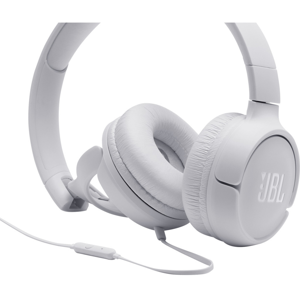 Навушники JBL T500 White (JBLT500WHT) - зображення 6