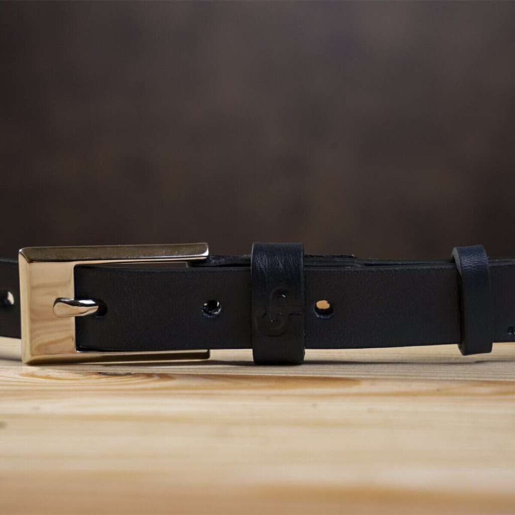 Ремінь Grande Pelle Шкіряний жіночий Синій (11070) - зображення 11