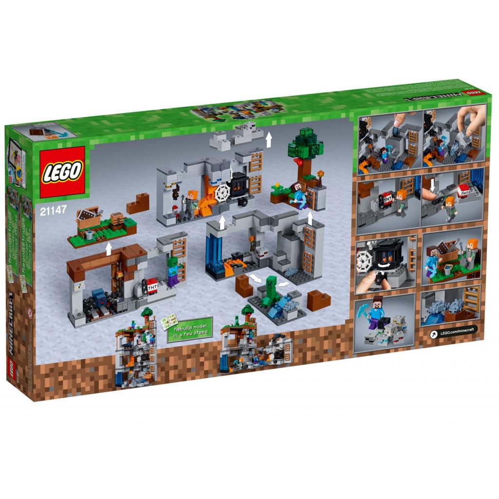 Конструктор LEGO MINECRAFT Пригоди в шахтах 644 деталі (21147) - зображення 6