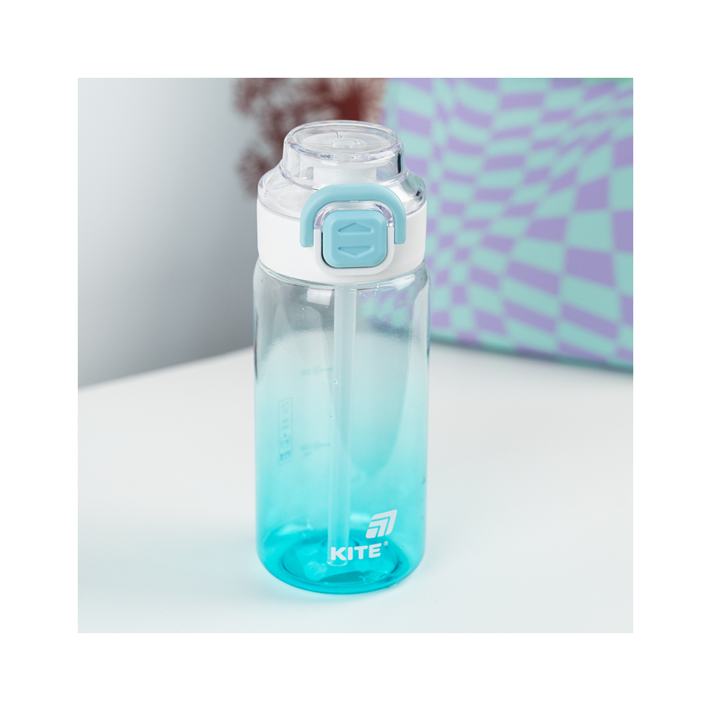 Поїльник-непроливайка Kite 600 мл, блакитна (K25-1212-2) - зображення 6