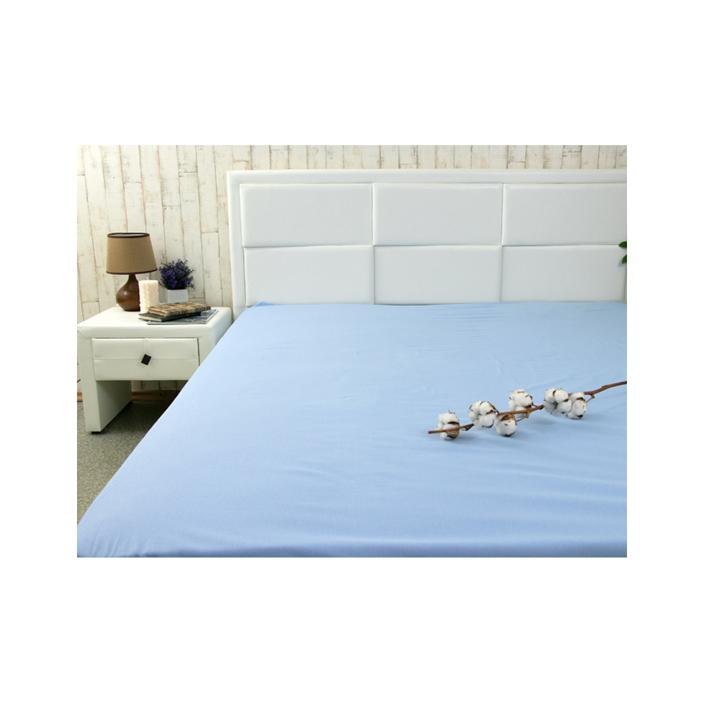 Простирадло Руно бязь на гумці Blue1 120х200 см (506.114У_Blue1) - изображение 2