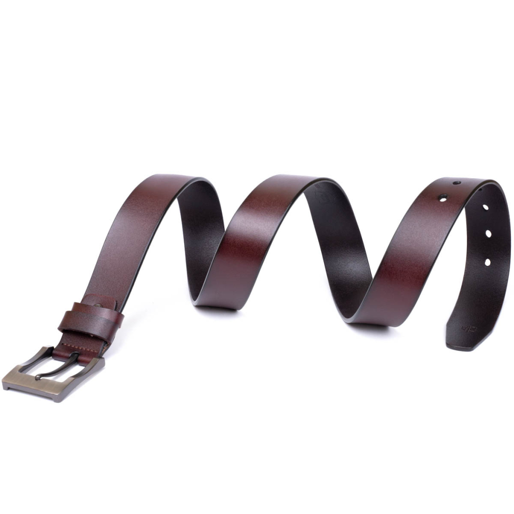 Ремінь Vintage Чоловічий з класичною пряжкою Коричневий (20357) - зображення 6