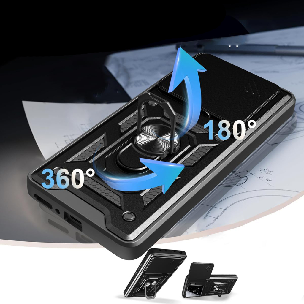 Чохол до мобільного телефона BeCover Military ZTE Blade A75 5G Black (713551) - зображення 2