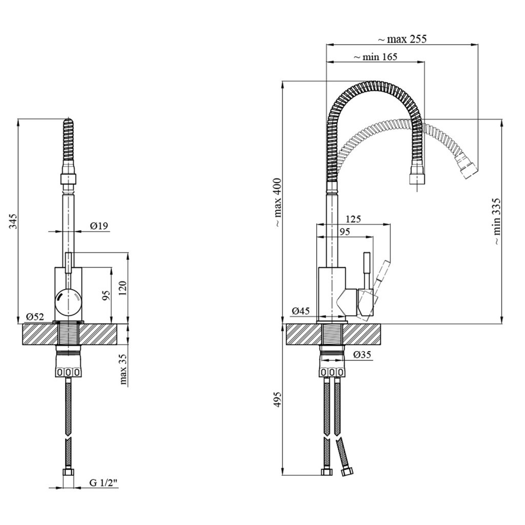 Змішувач Kroner Klassisch-ESG035-1 - зображення 9