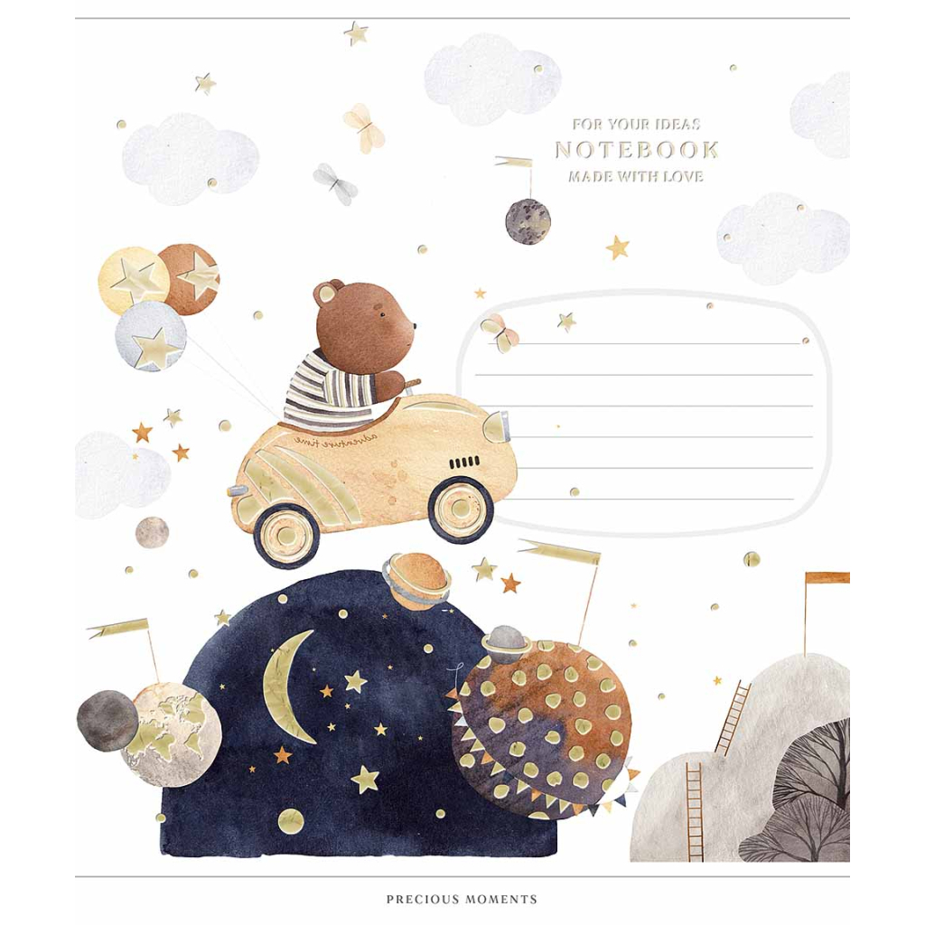 Зошит Школярик Precious moments 12 аркушів клітинка (012-3506K) - зображення 2