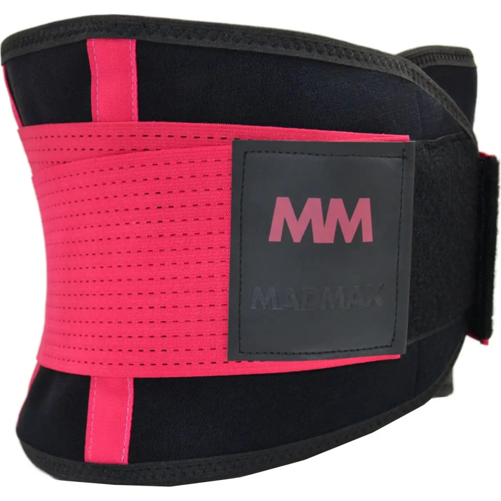 Пояс компресійний MadMax MFA-277 Slimming and Support Belt black/rubine red M (MFA-277-RED_M) - зображення 2