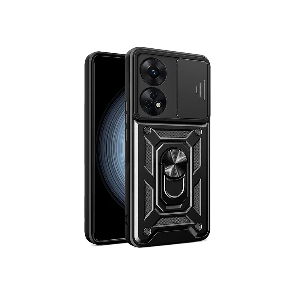 Чохол до мобільного телефона BeCover Military Oppo Reno8 T Black (710023) - изображение 1