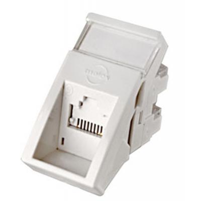 Модуль Keystone RJ45 UTP кат. 6, 22.5x45, кутовий Molex (MLG-00021-02) - picture 1