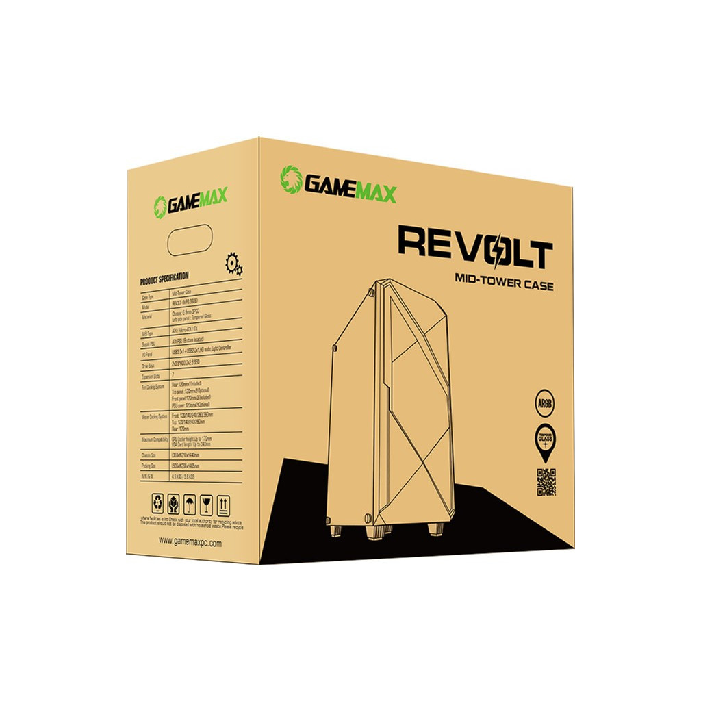 Корпус Gamemax Revolt - зображення 11