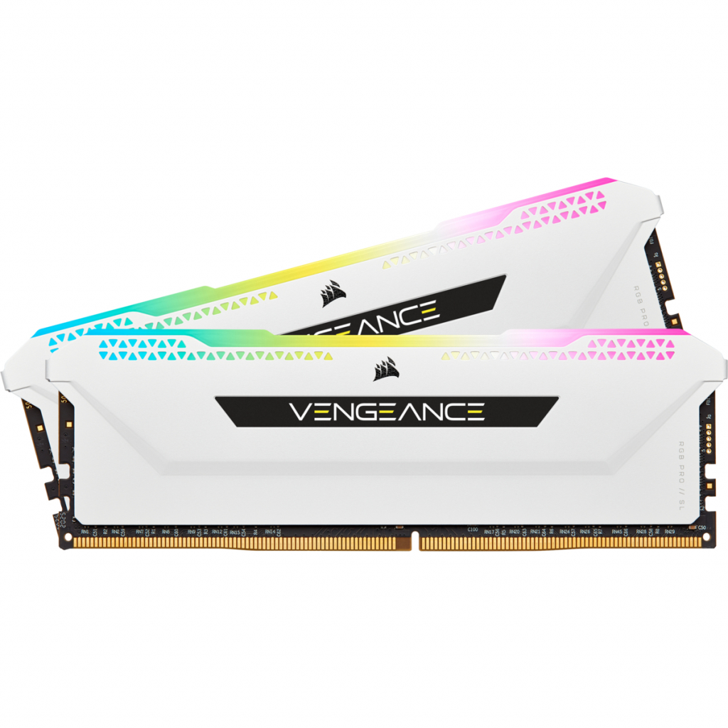 Модуль пам'яті для комп'ютера DDR4 16GB (2x8GB) 3600 MHz Dominator Platinum RGB White Corsair (CMT16GX4M2C3600C18W) - зображення 2