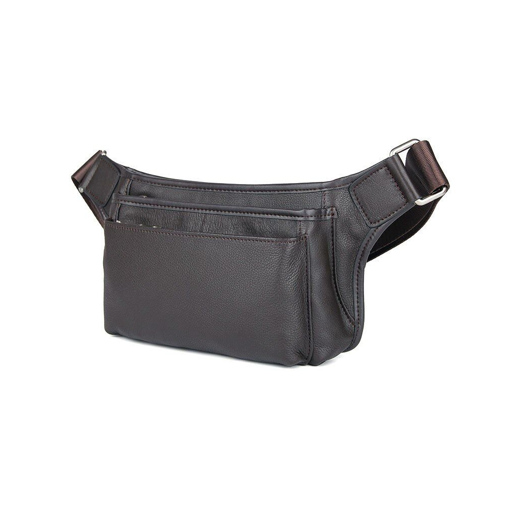 Сумка Vintage Поясна шкіряна Коричнева (14972) - зображення 2