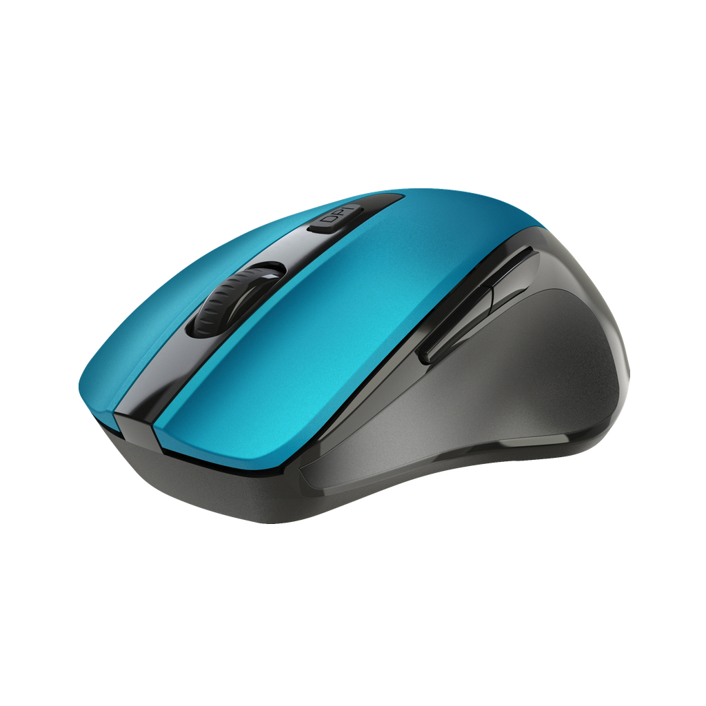 Мишка Defender Prime MB-053 Silent Wireless Turquoise (52054) - зображення 2