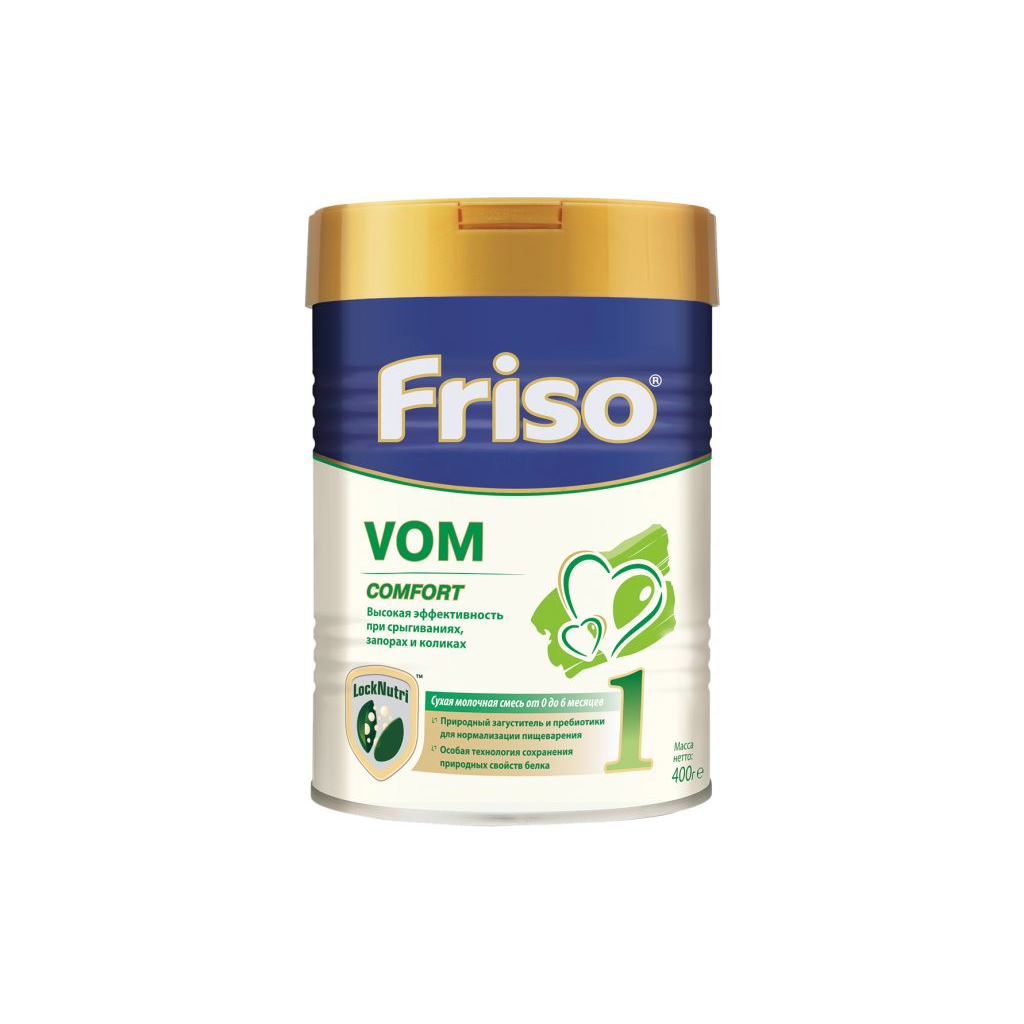 Дитяча суміш Friso Vom 1 Comfort +0 міс. 400 г (8716200724326) - изображение 1