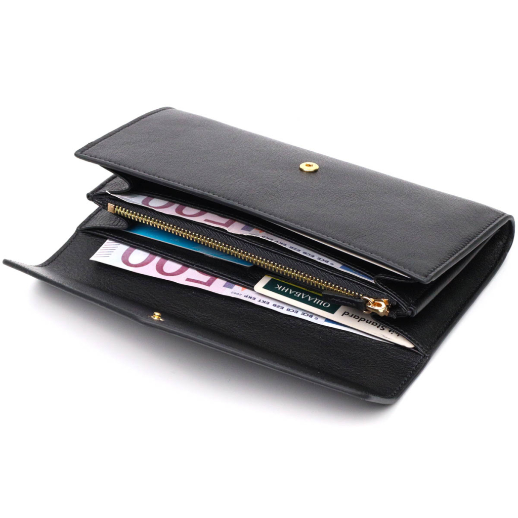 Портмоне Tony Bellucci З натуральної шкіри Чорне (21976) - зображення 8