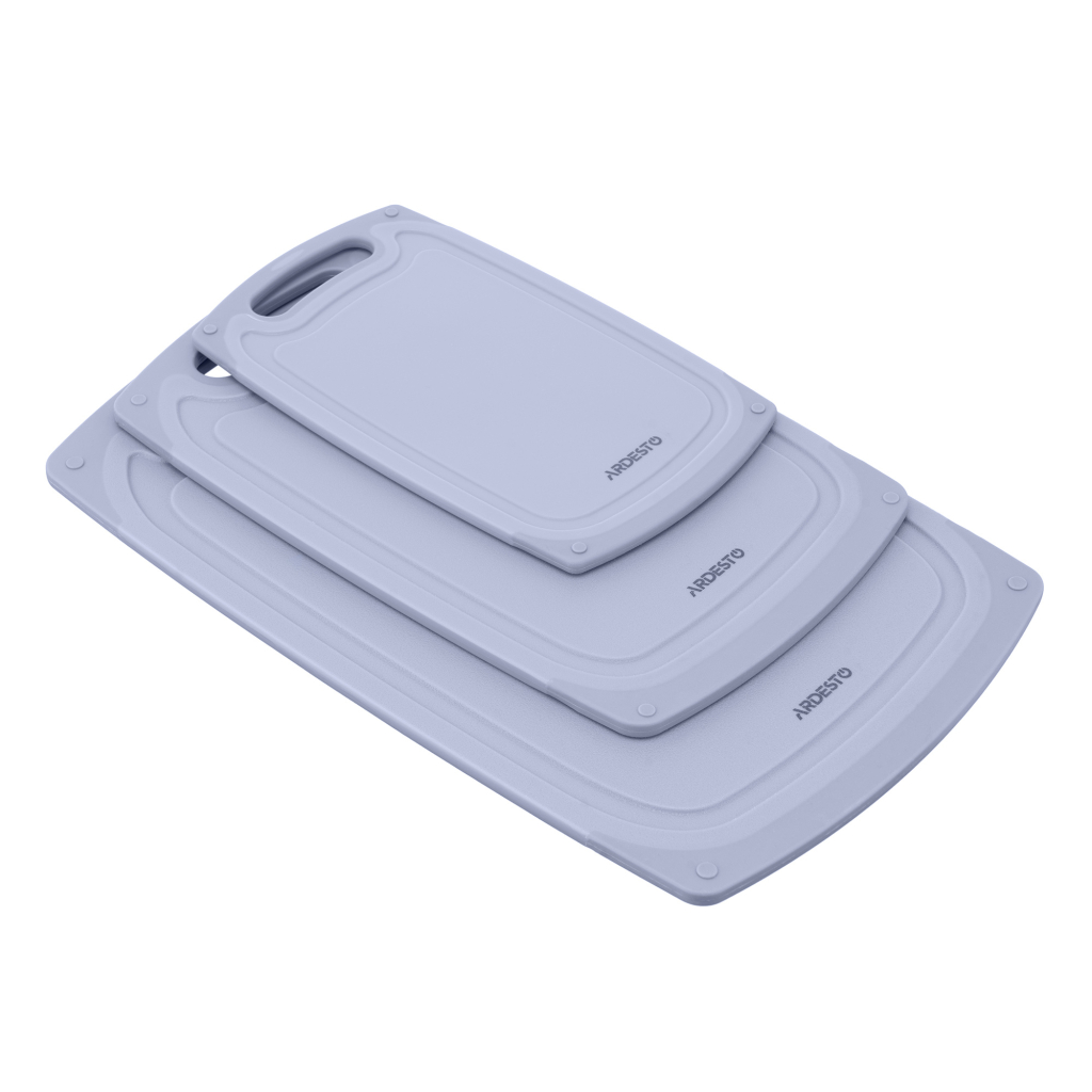 Дошка для нарізання Ardesto Gemini 33 х 20 х 0.85 см пластик, сірий (AR1433GR) - зображення 5