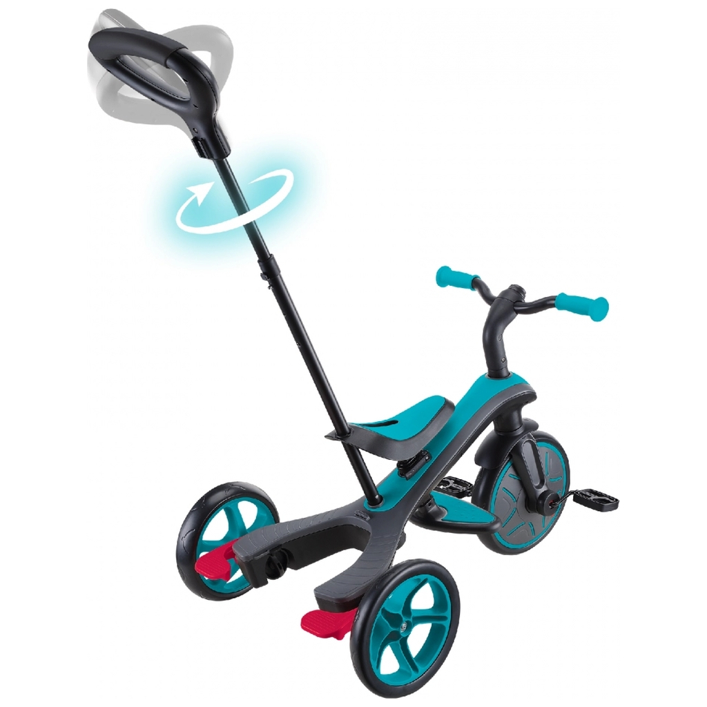 Дитячий велосипед Globber Explorer Trike 4 в 1, бірюзовий (634-105) - зображення 3