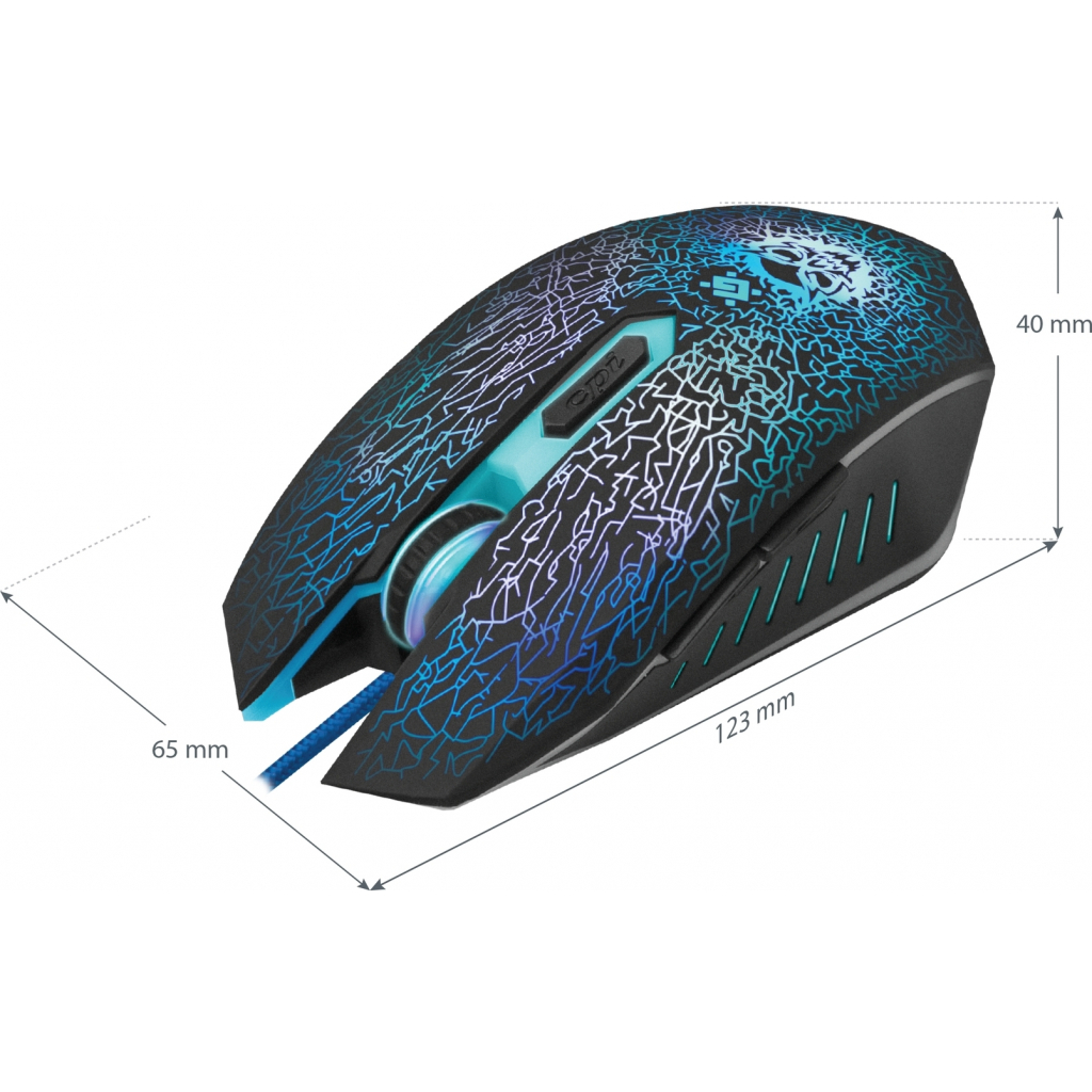 Мишка Defender Shock GM-110L Black (52110) - зображення 6