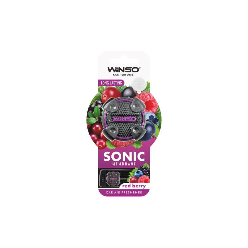 Ароматизатор для автомобіля WINSO Sonic Red Berry (531030) - изображение 1