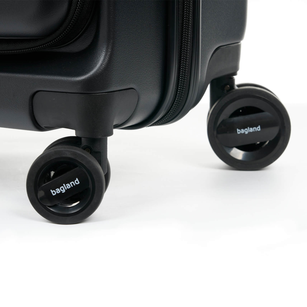 Валіза Bagland велика 96 л чорна (1140521762) - зображення 11