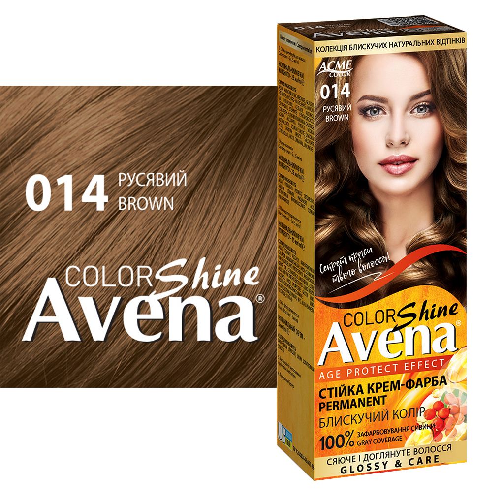 Фарба для волосся Acme Color Avena Shine Color Стійка 014 - Русявий (4823115502544) - изображение 3