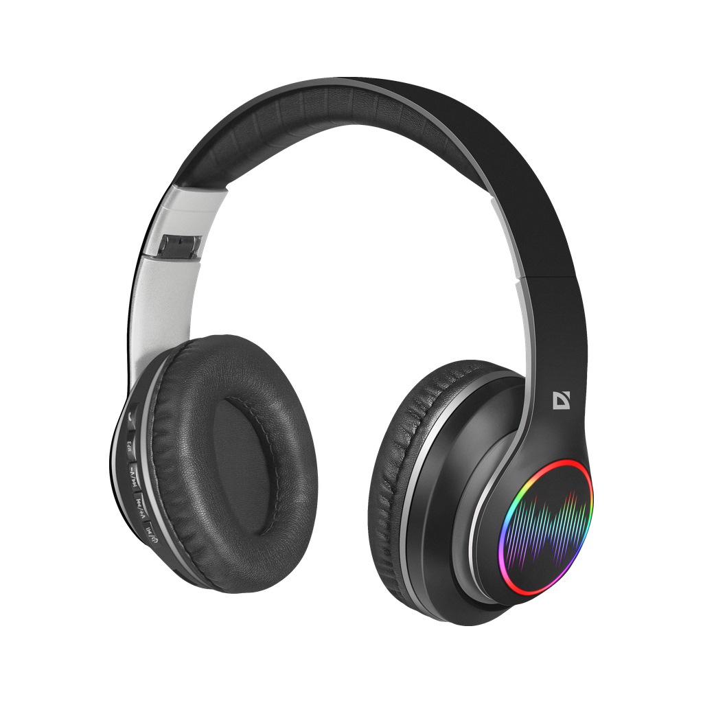 Навушники Defender FreeMotion B545 Bluetooth LED Black (63545) - зображення 2