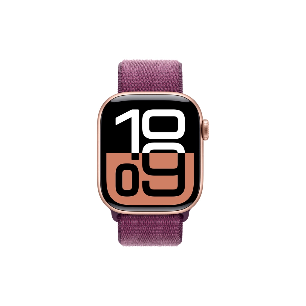 Смарт-годинник Apple Watch Series 10 GPS 42mm Rose Gold Aluminium Case with Plum Sport Loop (MWWK3QH/A) - зображення 2