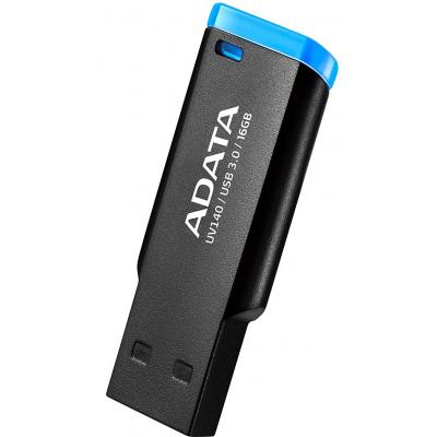 USB флеш накопичувач ADATA 16GB UV140 Black+Blue USB 3.0 (AUV140-16G-RBE) - зображення 2