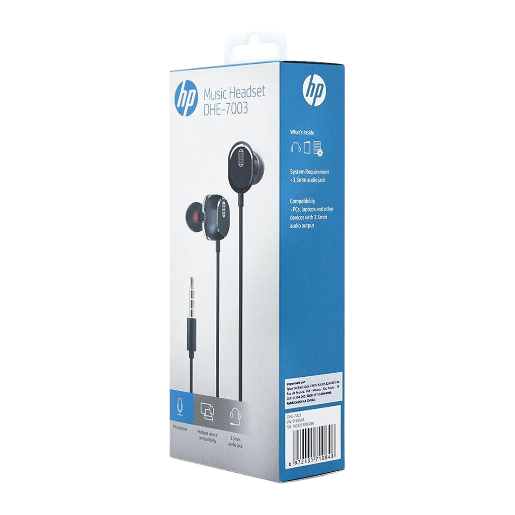 Навушники HP DHE-7003 Volume Control Black - зображення 2