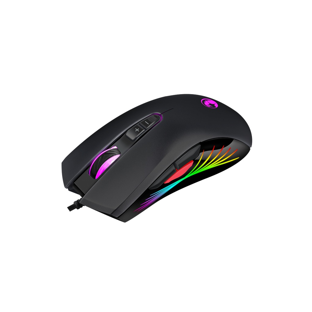 Мишка Marvo M519 RGB-LED USB Black (M519) - зображення 5