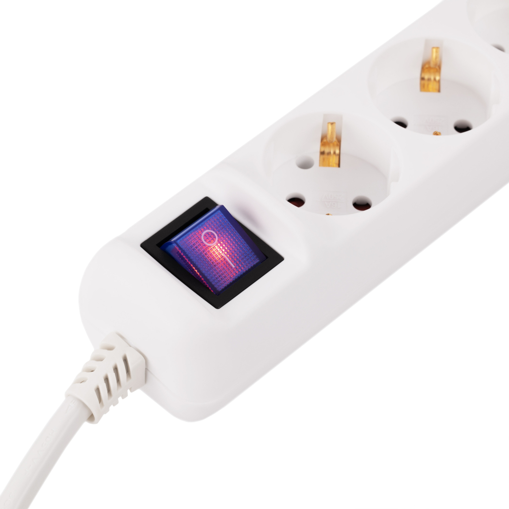 Мережевий подовжувач 2E 2E-U05ES15M10WH - зображення 4