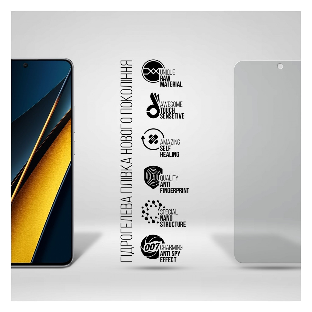 Плівка захисна Armorstandart Anti-spy Xiaomi Poco X6 Pro 5G (ARM73485) - зображення 2