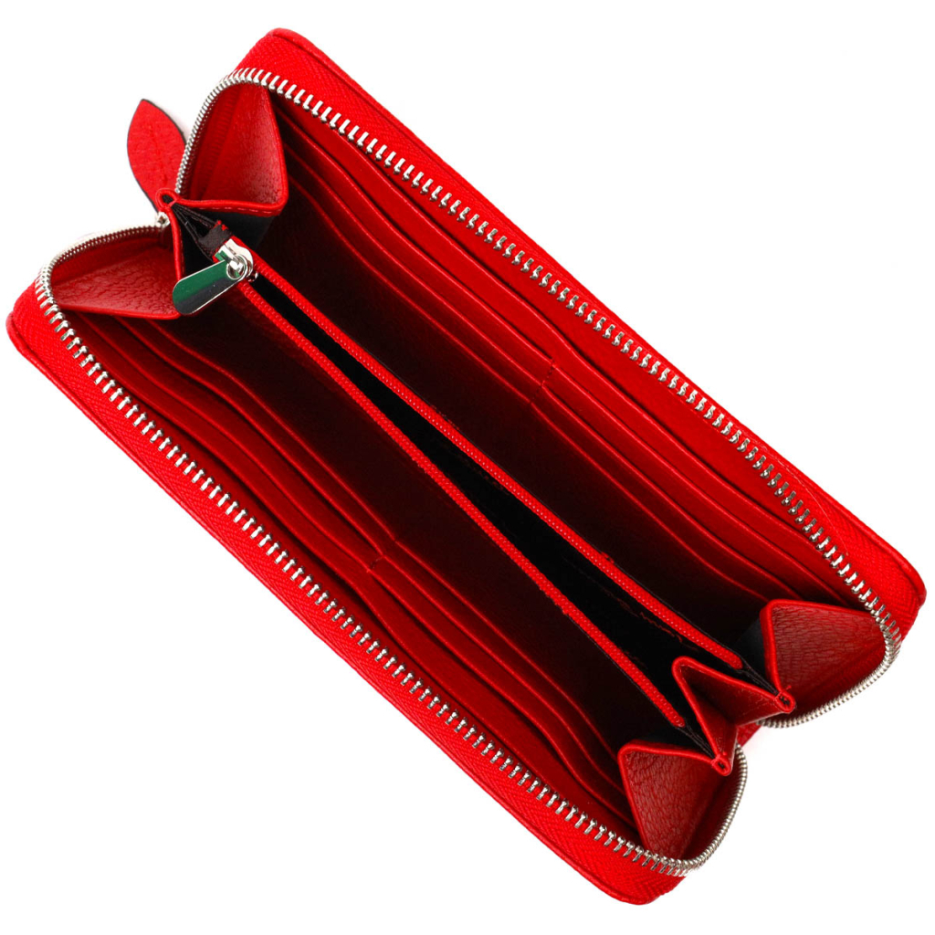 Портмоне Tony Bellucci З натуральної шкіри Червоне (21972) - зображення 6