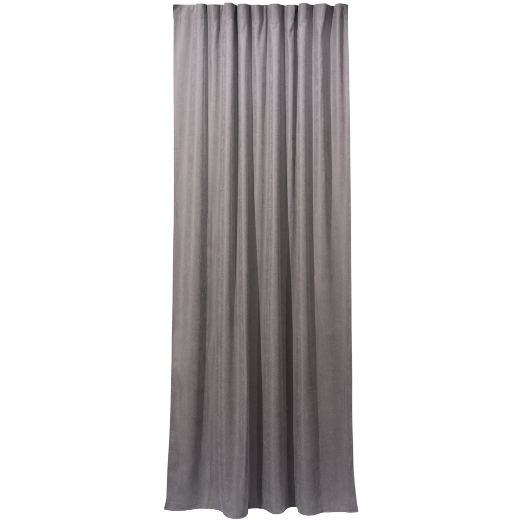 Штора Ardesto мікровелюр 100% поліестер, 150х270 см сірий (ART1010GR) - изображение 1