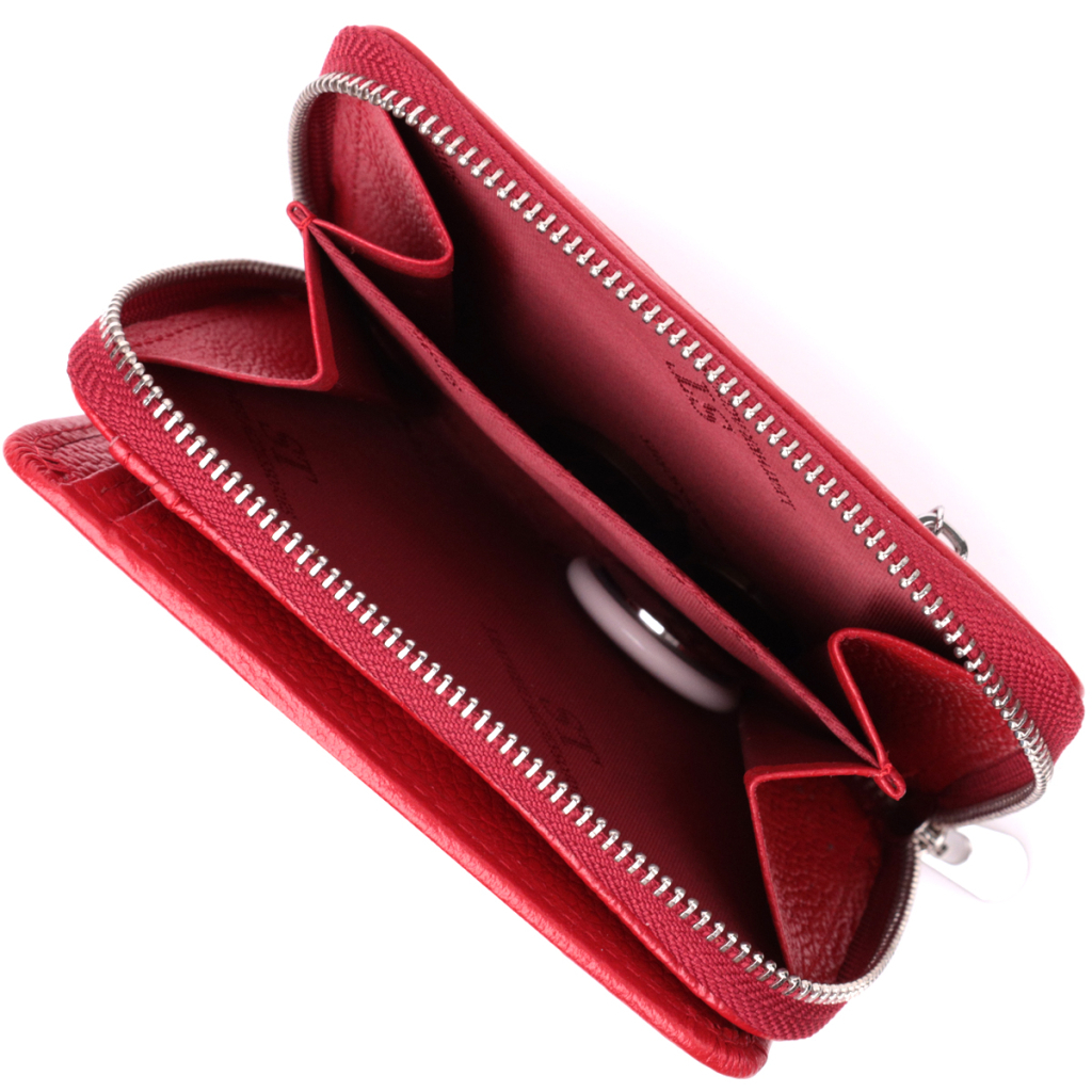 Гаманець ST Leather З натуральної шкіри Червоний (22552) - зображення 6