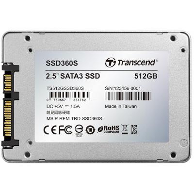 Накопичувач SSD 2.5" 512GB Transcend (TS512GSSD360S) - зображення 2