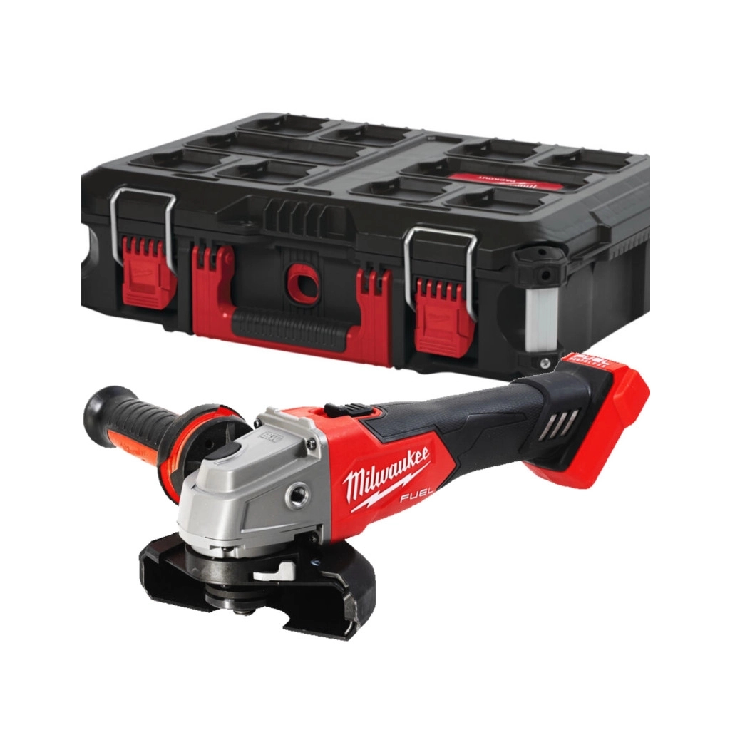 Шліфувальна машина Milwaukee M18 FSAG125X-0, 125мм, кейс PACKOUT (без АКБ та ЗП) (4933000035) - зображення 1
