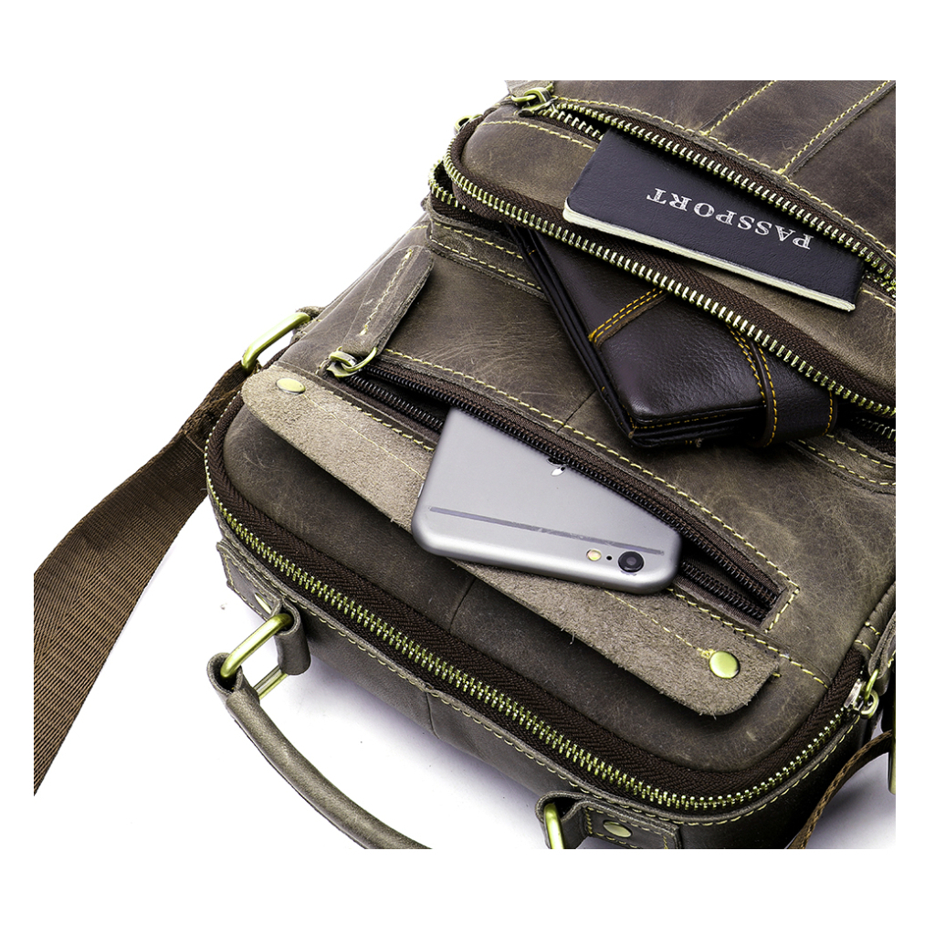 Сумка Vintage Сіра (20028) - зображення 10