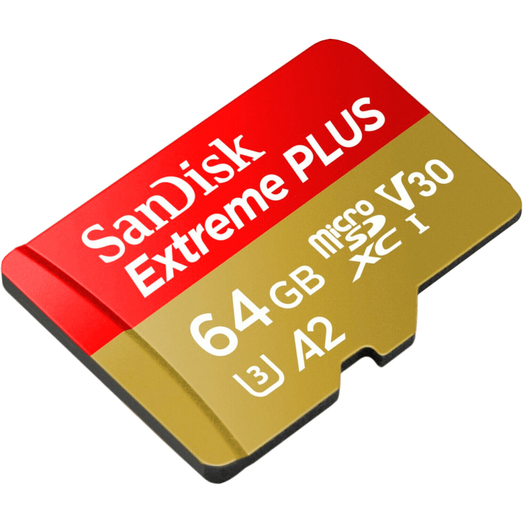 Карта пам'яті SanDisk 64GB microSD class 10 V30 Extreme PLUS (SDSQXBU-064G-GN6MA) - зображення 3