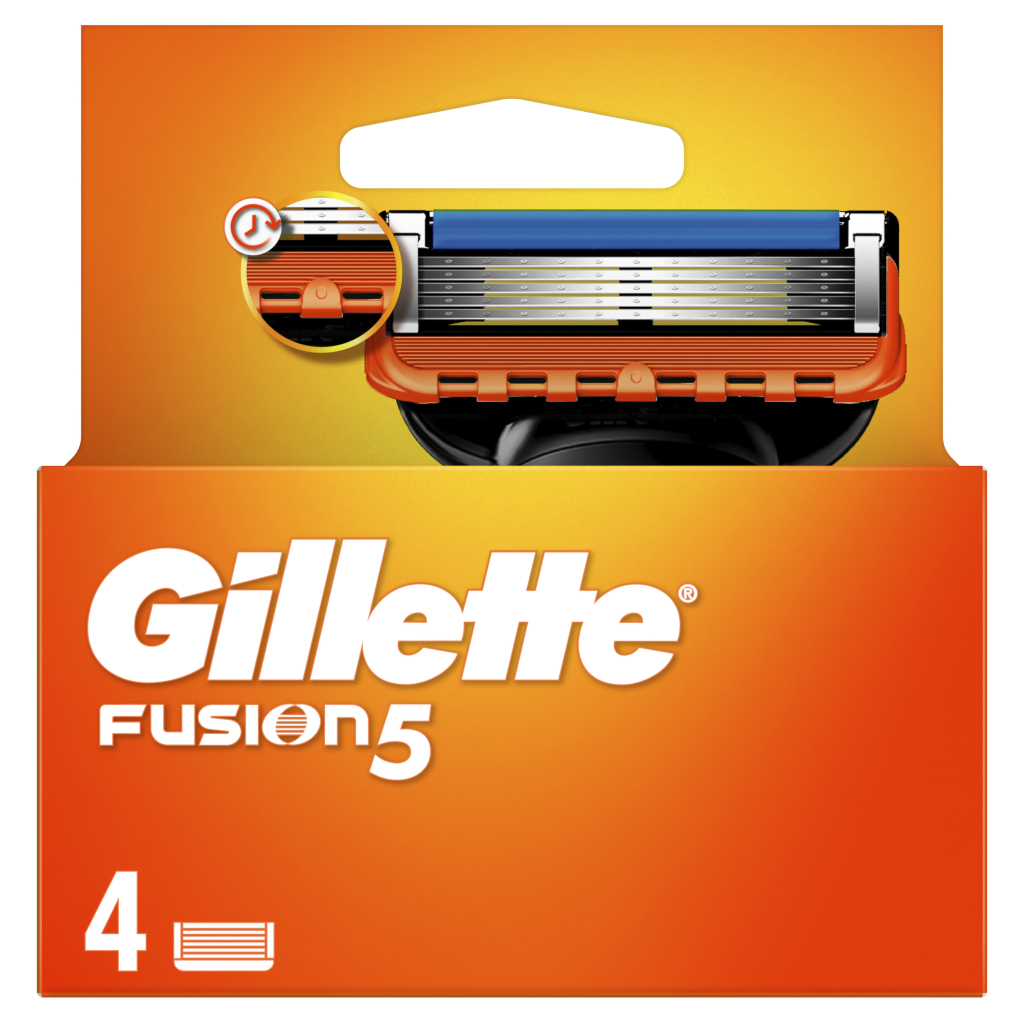Змінні касети Gillette Fusion5 4 шт. (7702018874460/7702018866984) - изображение 2